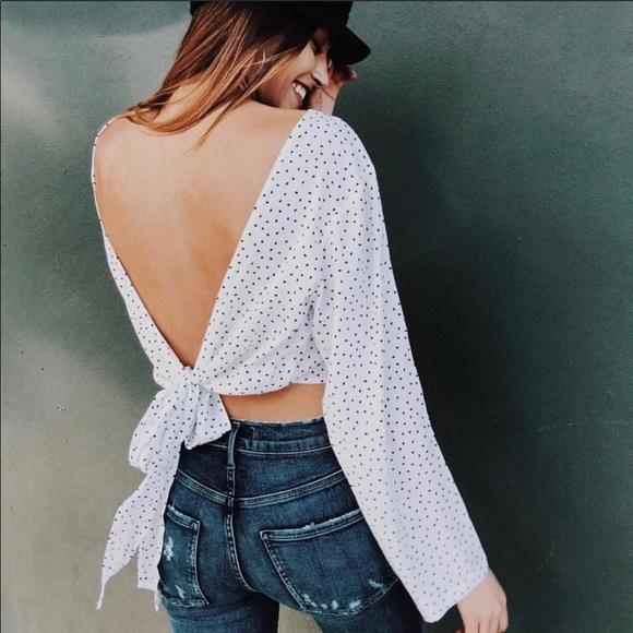 Sabo Skirt Tops - SABO SKIRT tie top